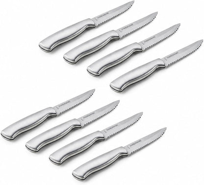 Stainless Steel Steak Knife Set, 8-Piece, Stainless Steel