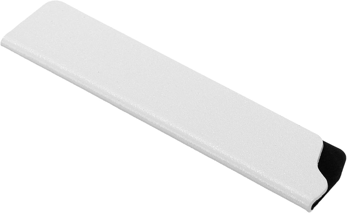 2 Pcs ABS Knife Cover Sleeves, 5x1 Inch Knife Blade Edge Guard Sheath Universal Blade Protector Flocking for Home Kitchen, White