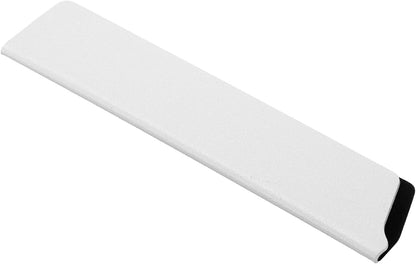 2 Pcs ABS Knife Cover Sleeves, 5x1 Inch Knife Blade Edge Guard Sheath Universal Blade Protector Flocking for Home Kitchen, White
