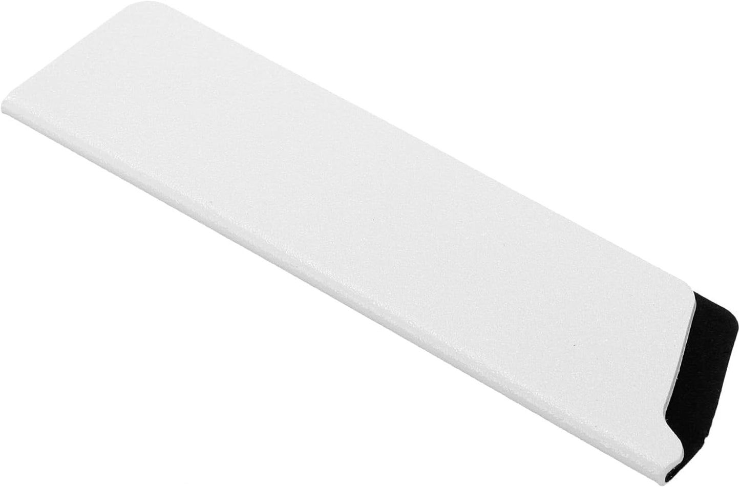 2 Pcs ABS Knife Cover Sleeves, 5x1 Inch Knife Blade Edge Guard Sheath Universal Blade Protector Flocking for Home Kitchen, White