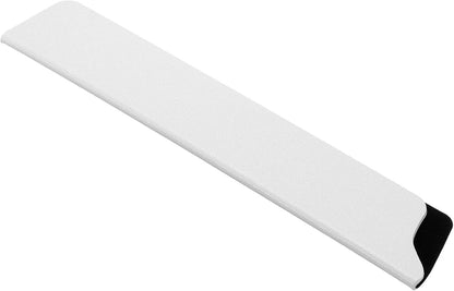2 Pcs ABS Knife Cover Sleeves, 5x1 Inch Knife Blade Edge Guard Sheath Universal Blade Protector Flocking for Home Kitchen, White