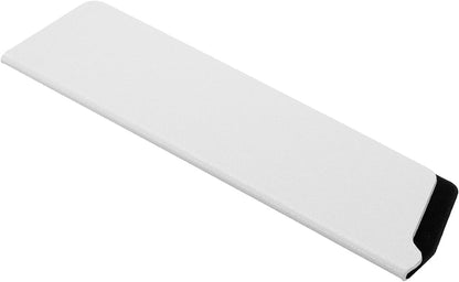 2 Pcs ABS Knife Cover Sleeves, 5x1 Inch Knife Blade Edge Guard Sheath Universal Blade Protector Flocking for Home Kitchen, White