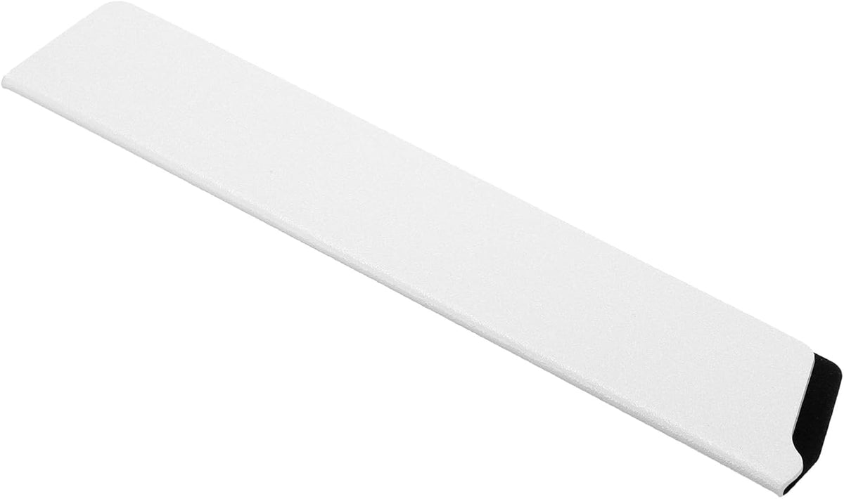 2 Pcs ABS Knife Cover Sleeves, 5x1 Inch Knife Blade Edge Guard Sheath Universal Blade Protector Flocking for Home Kitchen, White