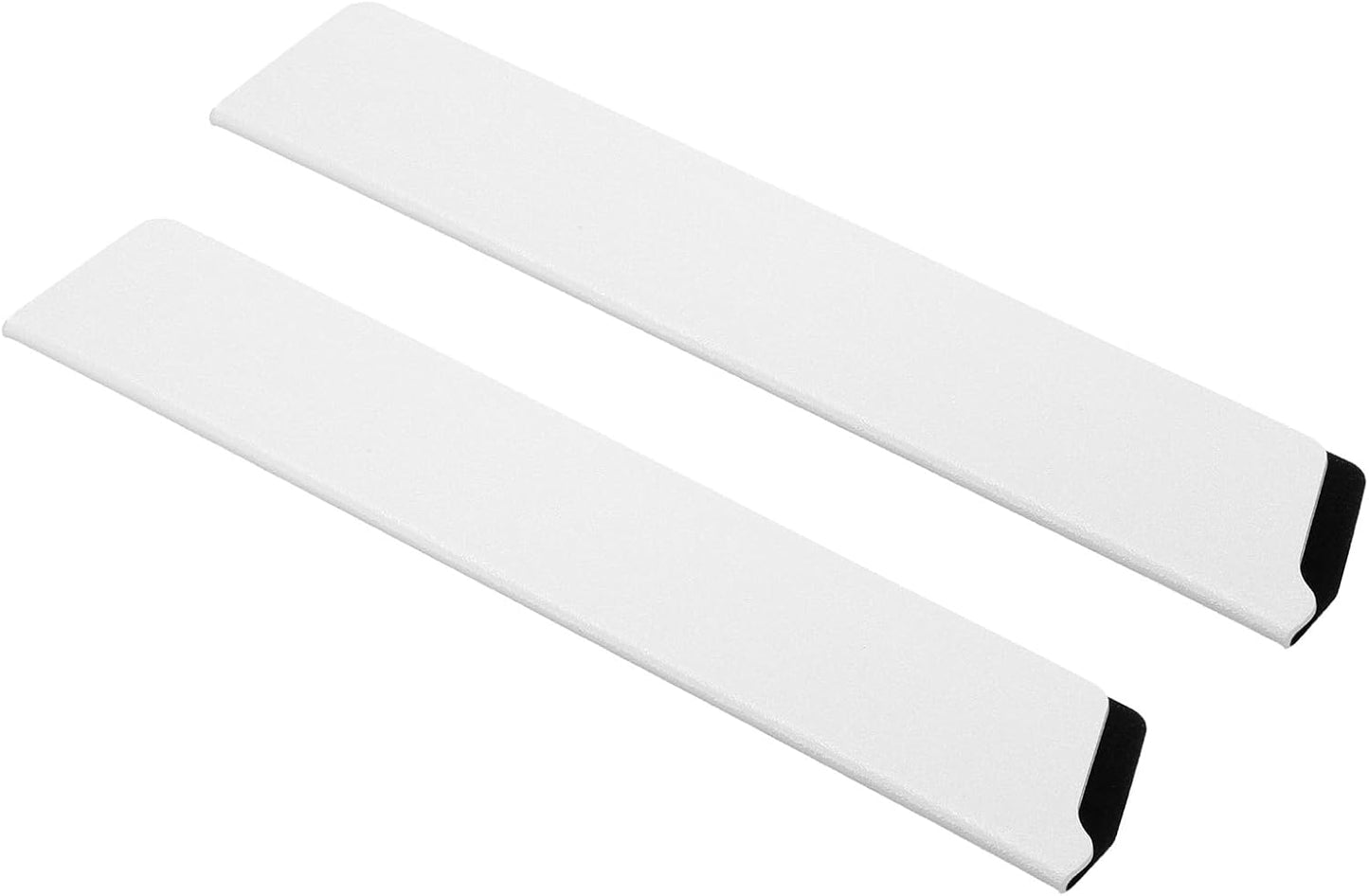 2 Pcs ABS Knife Cover Sleeves, 5x1 Inch Knife Blade Edge Guard Sheath Universal Blade Protector Flocking for Home Kitchen, White