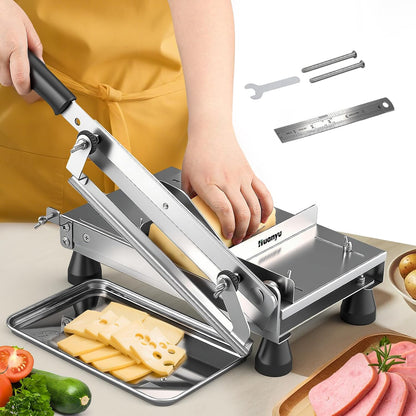 Cheese Slicer Stainless Steel Multipurpose Adjustable Thickness