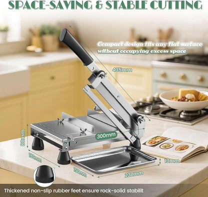 Cheese Slicer Stainless Steel Multipurpose Adjustable Thickness
