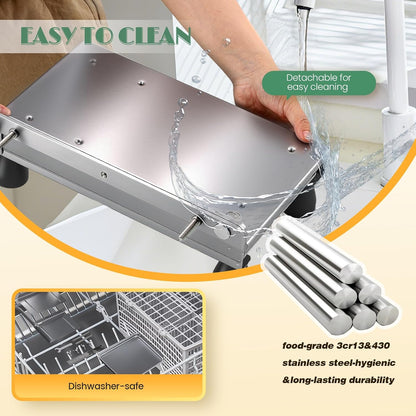 Cheese Slicer Stainless Steel Multipurpose Adjustable Thickness