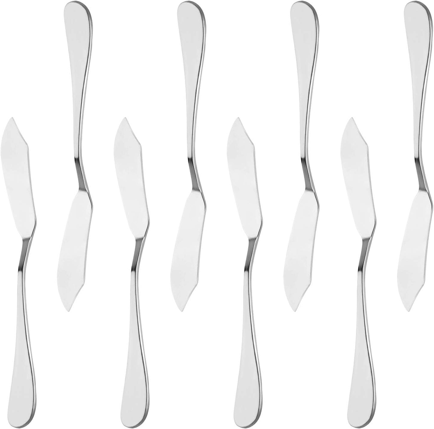 8pcs Stainless Steel Butter Knife, Cheese/Butter Spreaders, Breakfast Spreads Knives,Cheese and Condiments