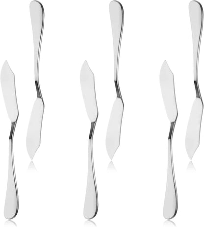 8pcs Stainless Steel Butter Knife, Cheese/Butter Spreaders, Breakfast Spreads Knives,Cheese and Condiments