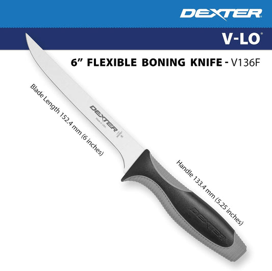 (V136F-PCP) - 6" Boning Knife - V-Lo Series