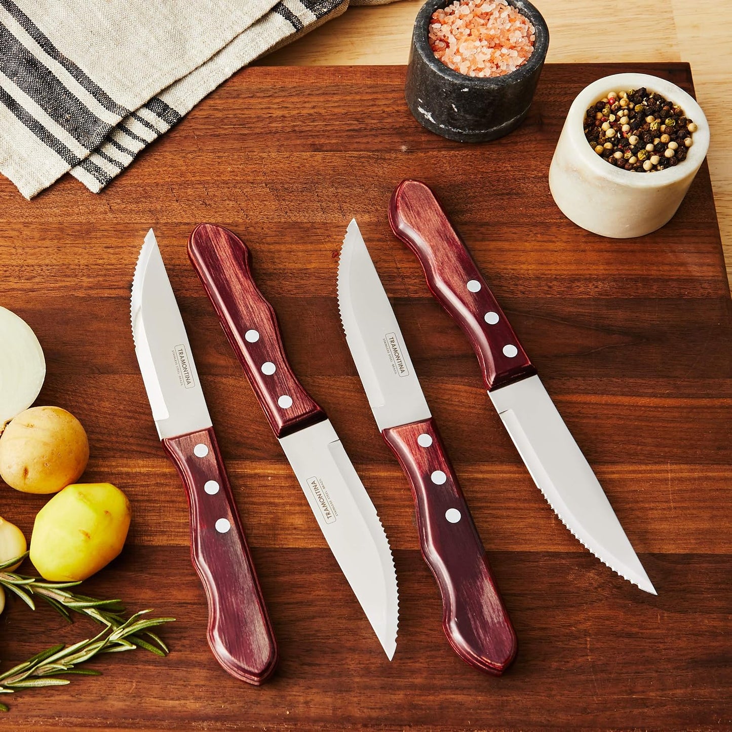 Porterhouse Stainless Steel Steak Knife Set