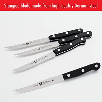 Twin Gourmet Steak Knives Set of 4, Friodur Ice Hardened Blades