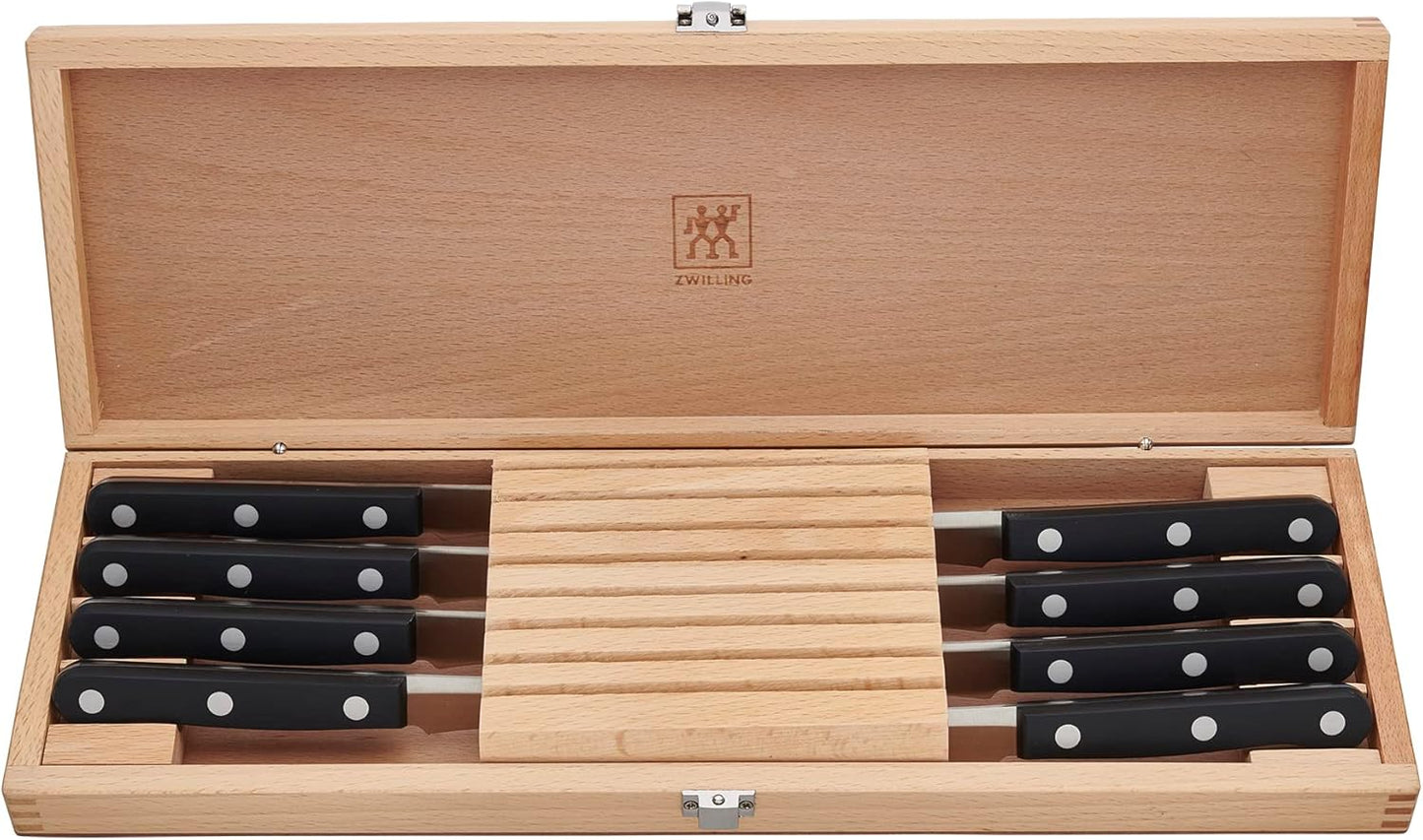 Twin Gourmet Steak Knives Set of 4, Friodur Ice Hardened Blades