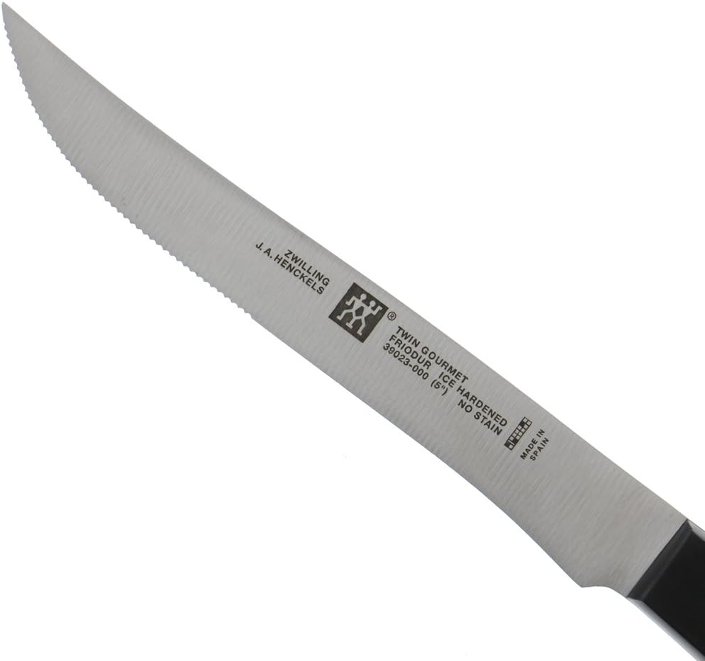 Twin Gourmet Steak Knives Set of 4, Friodur Ice Hardened Blades