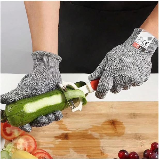 Cut Resistant Gloves Anti-Stab Safety Lvl 5 Made of PE Material Durable Kitchen Carpentry Fishing Glass Handling Cut Proof