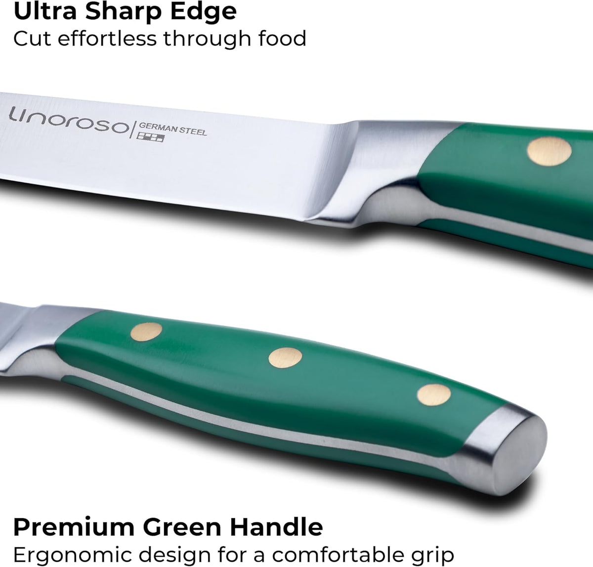 Paring Knife 3.5 inch Small Kitchen Knife with Premium Gift Box, German Carbon Stainless Steel Fruit Knife, Ultra Sharp Knife for Cutting and Peeling, Gifts for Women and Men