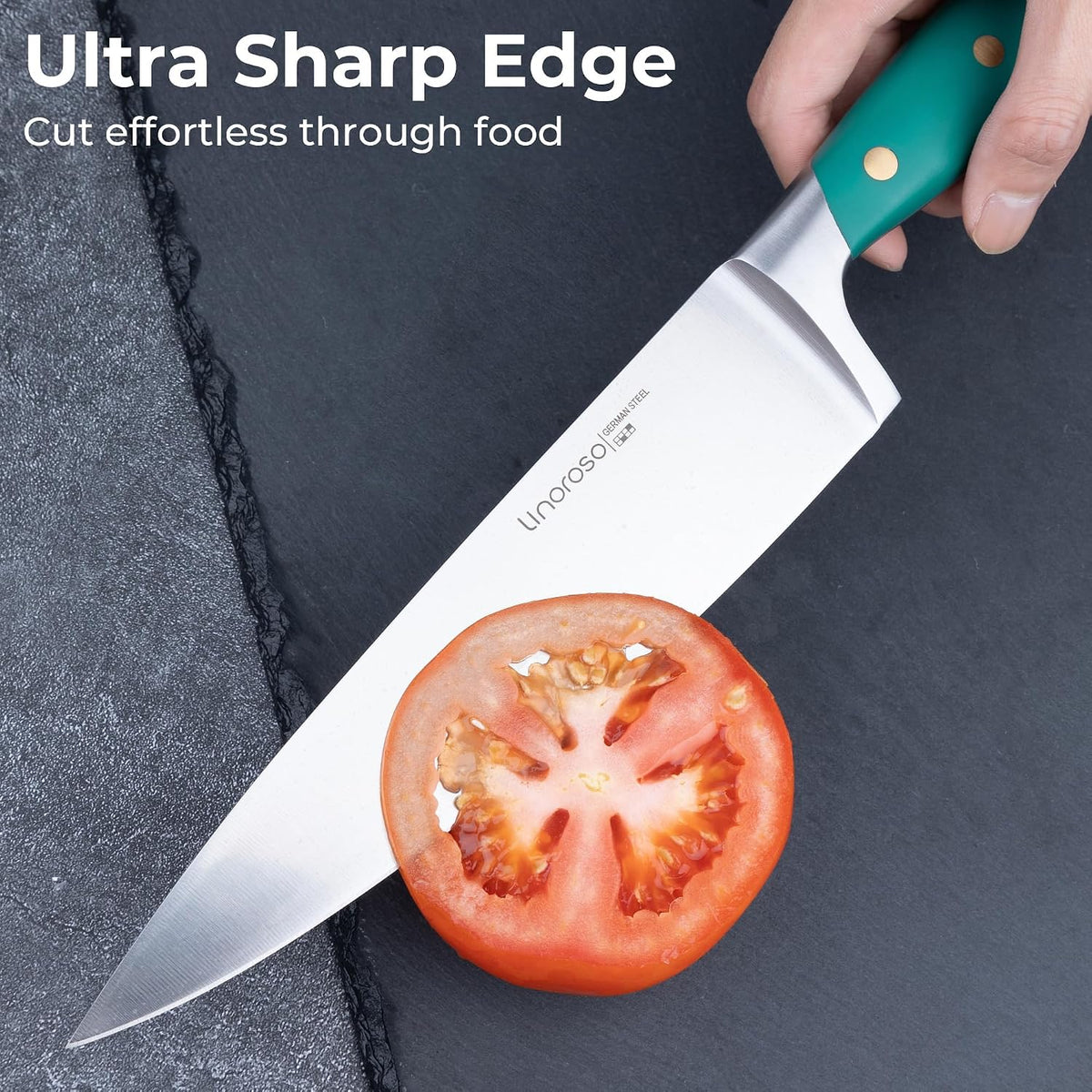 Paring Knife 3.5 inch Small Kitchen Knife with Premium Gift Box, German Carbon Stainless Steel Fruit Knife, Ultra Sharp Knife for Cutting and Peeling, Gifts for Women and Men