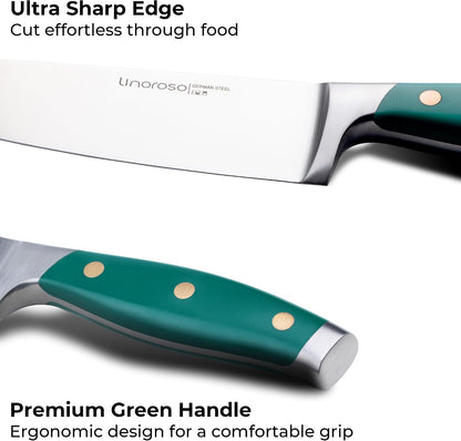 Paring Knife 3.5 inch Small Kitchen Knife with Premium Gift Box, German Carbon Stainless Steel Fruit Knife, Ultra Sharp Knife for Cutting and Peeling, Gifts for Women and Men