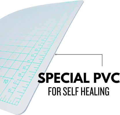 12 x 18" Clear Self Healing Cutting Mat
