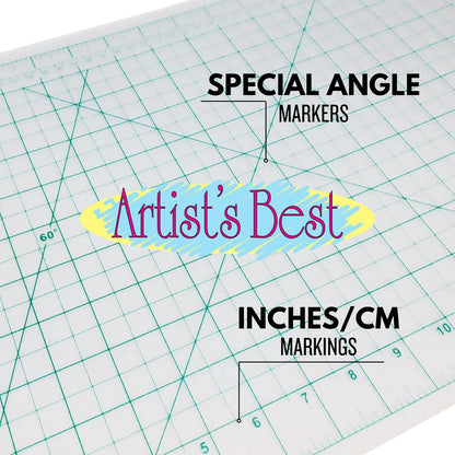 12 x 18" Clear Self Healing Cutting Mat