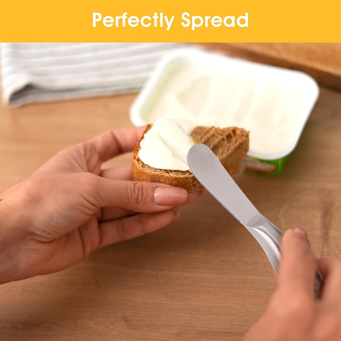 2 Pcs Butter Knife Little Cheese Spreader Knives Stainless Steel Spreader Knife Set Cocktail Knives for Condiments Cheese Charcuterie Board Jam Pastry making and Other Kitchen Daily