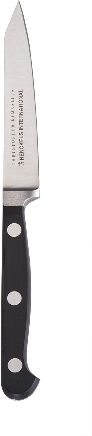 Classic Razor-Sharp Christopher Kimball Edition 4-inch Paring Knife, Stainless Steel, German Engineered Informed by 100+ Years of Mastery