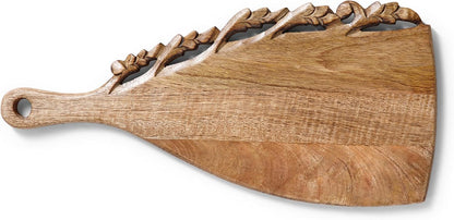 Burnt Wooden Chopping Board - 16 Inch Reversible Charcuterie Tray