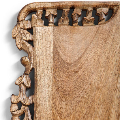Burnt Wooden Chopping Board - 16 Inch Reversible Charcuterie Tray