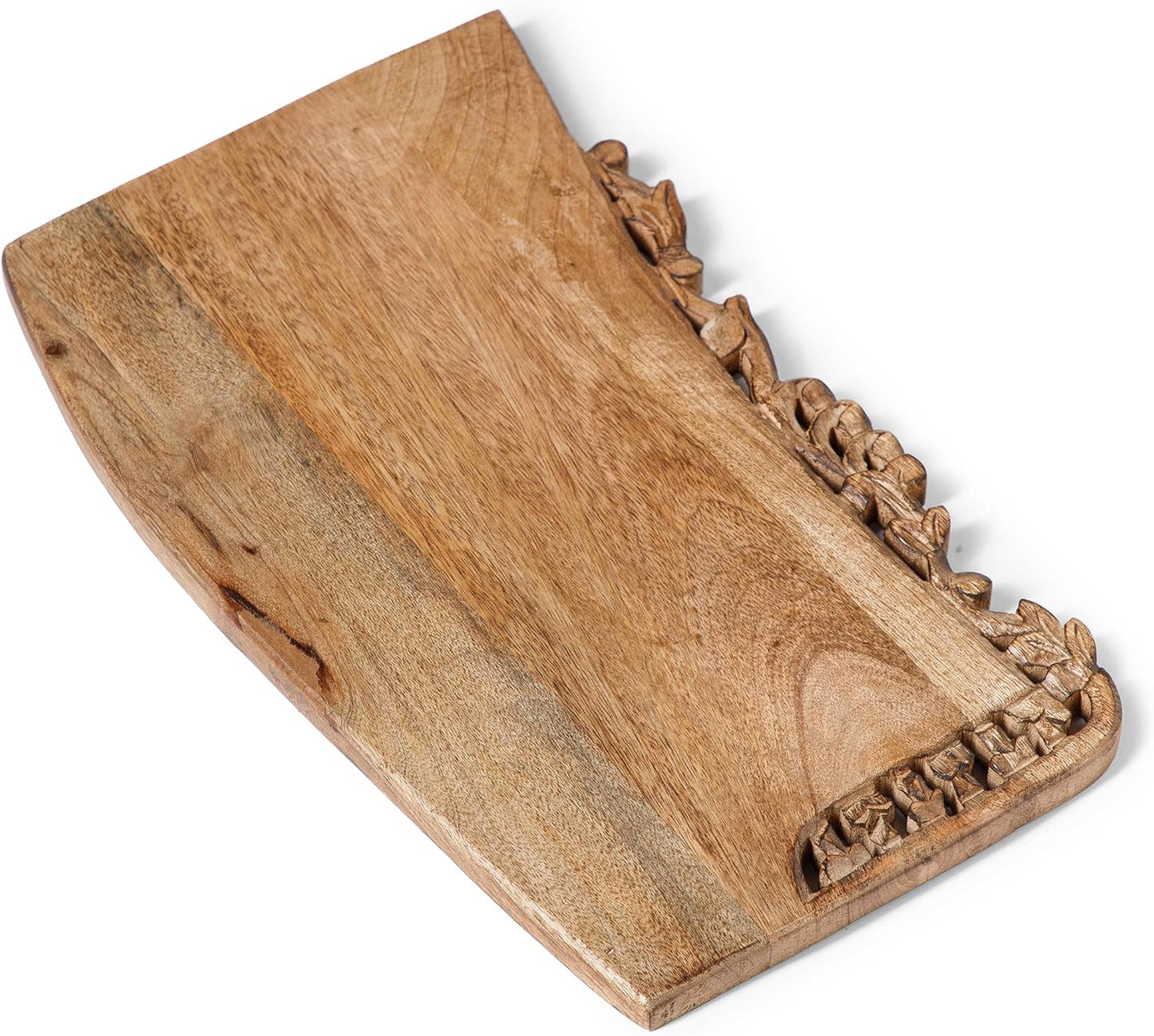 Burnt Wooden Chopping Board - 16 Inch Reversible Charcuterie Tray