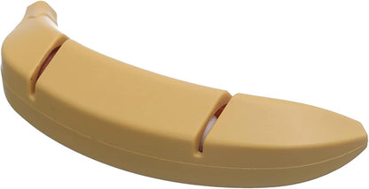 Knife Sharpener, 2 Stage Manual Pull Through Sharpener with Ergonomic Handle for Kitchen Chef Home Restaurant Use (Standard)