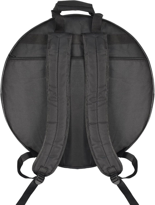 22" Cymbal Gig Bag with Carry Handle, Durable Shoulder Straps and Double Pockets, Great for Dust-Proof Storage