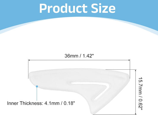 30Pcs Blade Knife Tip Protector Cover, 36 x 15.7 x 4.1mm Plastic Knife Guard Sleeves Clear Knife Blade Tip Sleeves Cover for Kitchen