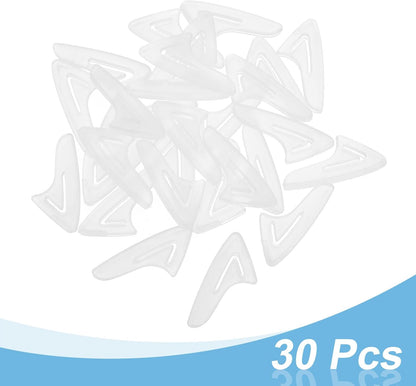 30Pcs Blade Knife Tip Protector Cover, 36 x 15.7 x 4.1mm Plastic Knife Guard Sleeves Clear Knife Blade Tip Sleeves Cover for Kitchen