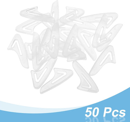 30Pcs Blade Knife Tip Protector Cover, 36 x 15.7 x 4.1mm Plastic Knife Guard Sleeves Clear Knife Blade Tip Sleeves Cover for Kitchen