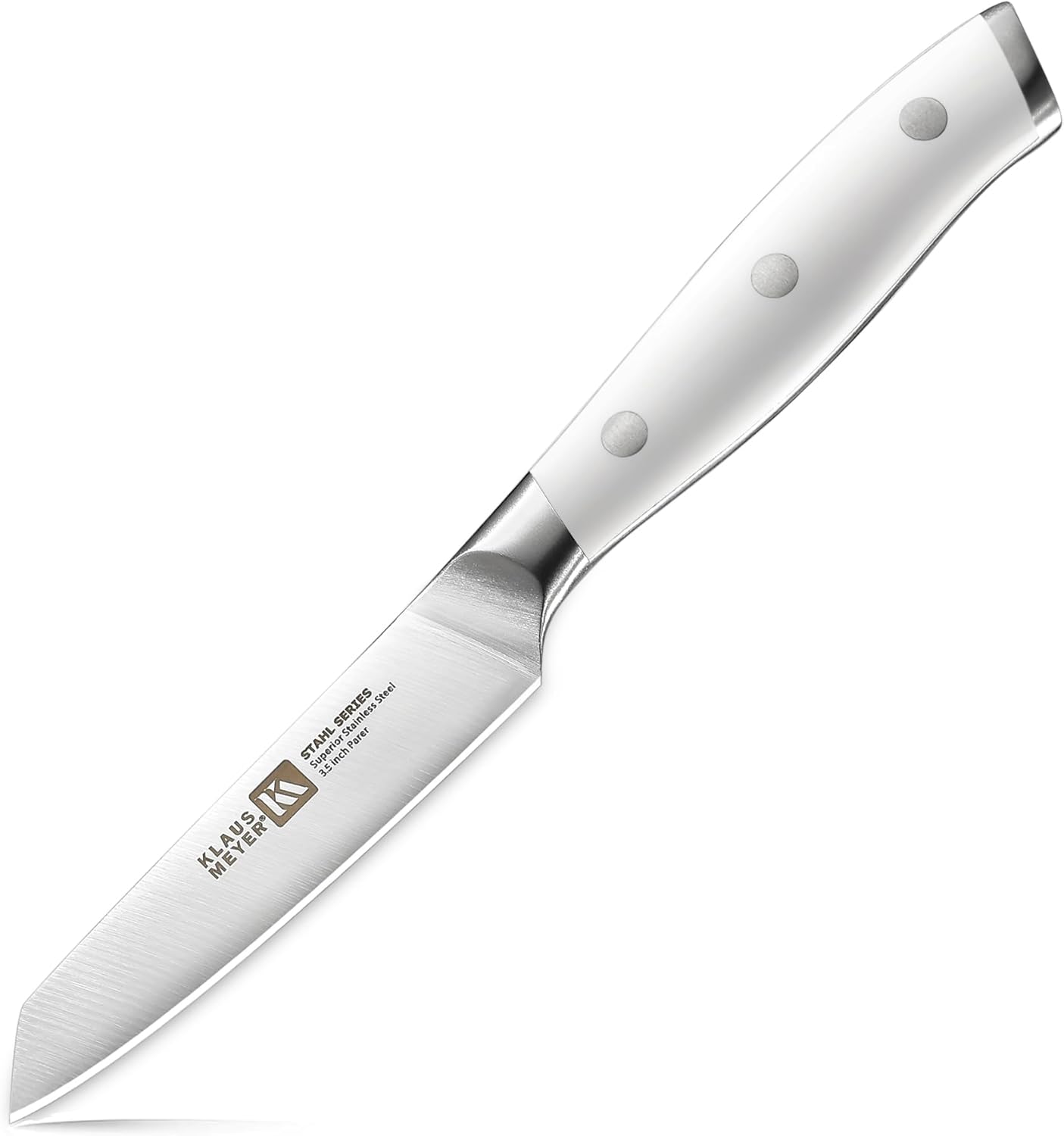 High Carbon Steel 3.5 Inch Paring Knife For Fruits (Black) | Small Kitchen Knife,Great Maneuverability, Anti-Rust, Long-Lasting Sharpness and Durability, Extended Use Without Fatigue