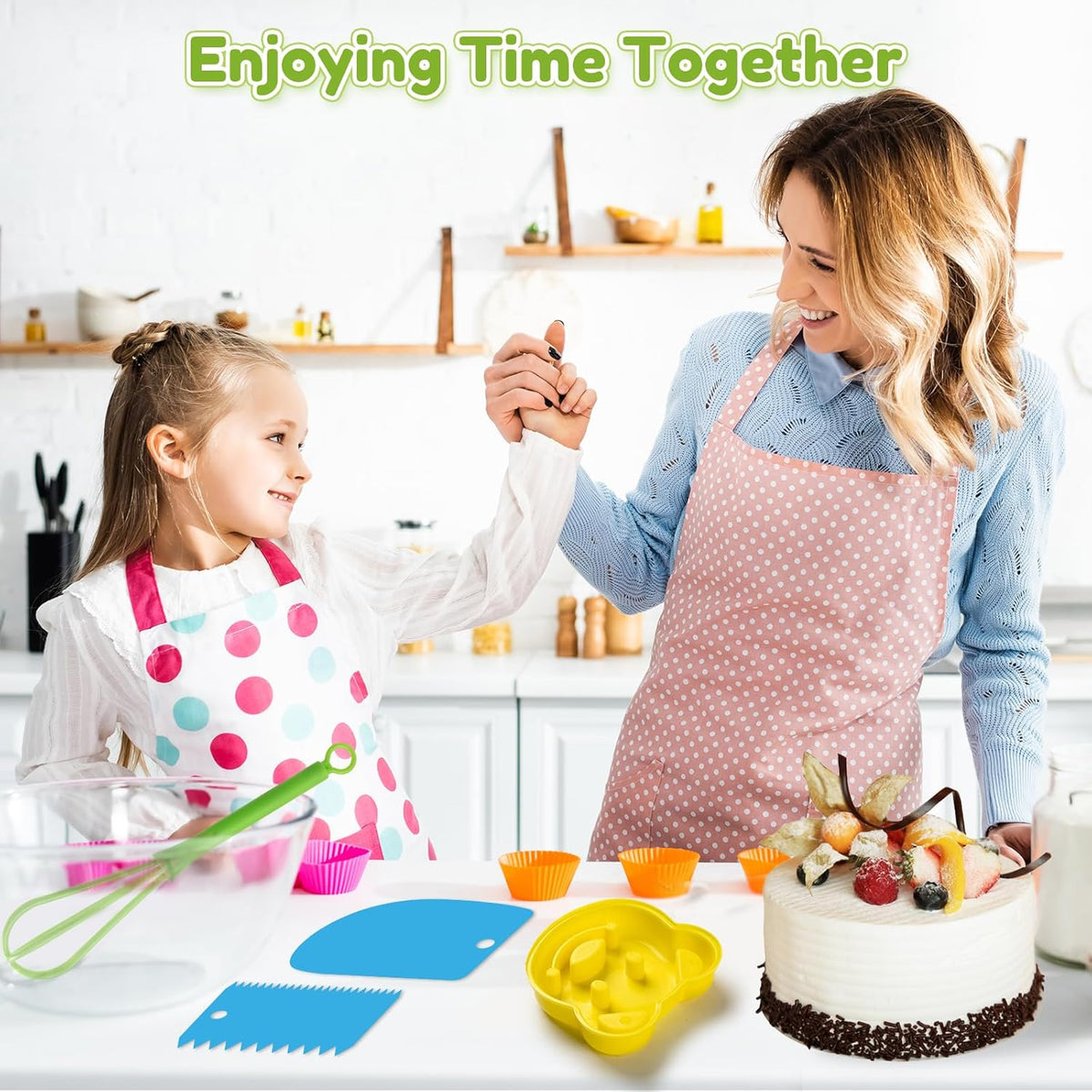 Kids Safe Knife Set for Real Cooking | 19-Piece Toddler Knife Cooking Set | Montessori Kitchen Tools Toys Ages 3–12 | BPA-Free, Dishwasher-Safe | Christmas, Birthday, Stocking Stuffer Gifts