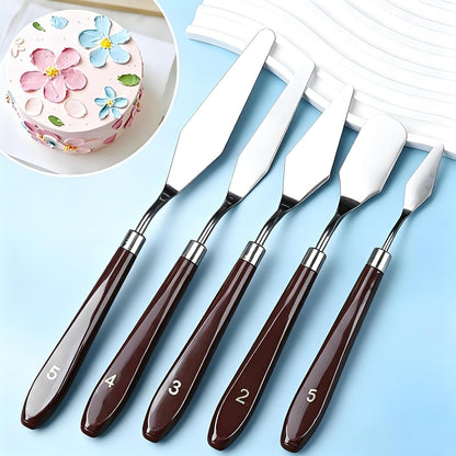 15 Pieces Artist Painting Knife Set, 9 Stainless Steel Palette Knives & 6 Plastic Ceramic Scrapers, Art Spatula Tools for Oil Acrylic Watercolor