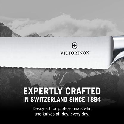 Grand Maitre Steak Knives - Premium Meat Knives with Ergonomic Handle - Modern Kitchen Accessories - Black Handle, Serrated Edge, 2-Piece Set