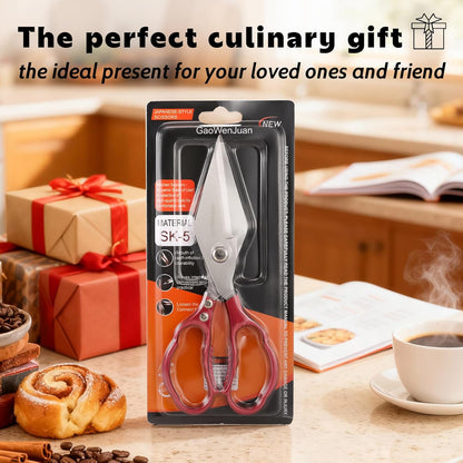 Kitchen Shears & kitchen scissors All Purpose | kitchen gadgets-Heavy Duty Stainless Steel Meat Poultry Food Scissors, Dishwasher Safe for Home and Kitchen Essentials, Utensils, Gadgets, Accessories