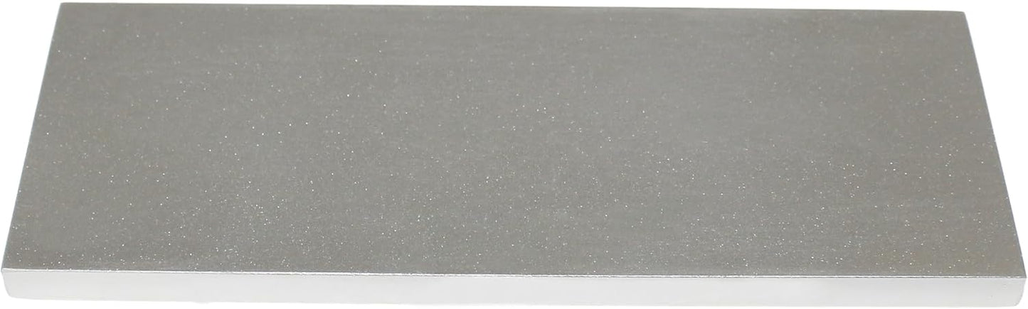(R) Monocrystalline Diamond Sharpening Stone 8" x 3" Extra Fine 1200 Mesh 9 Micron Continuous Diamond Surface Non-Skid Rubber Feet Dry or Water Use