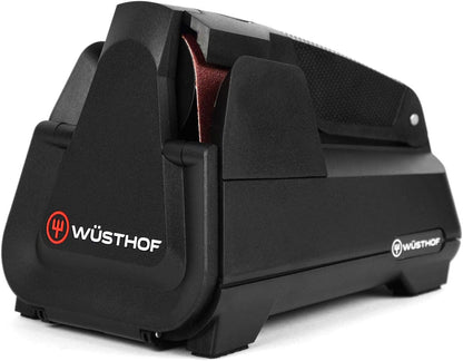 Wusthof Electric Knife Sharpener – Easy Edge Sharpener for Kitchen Knives – Black