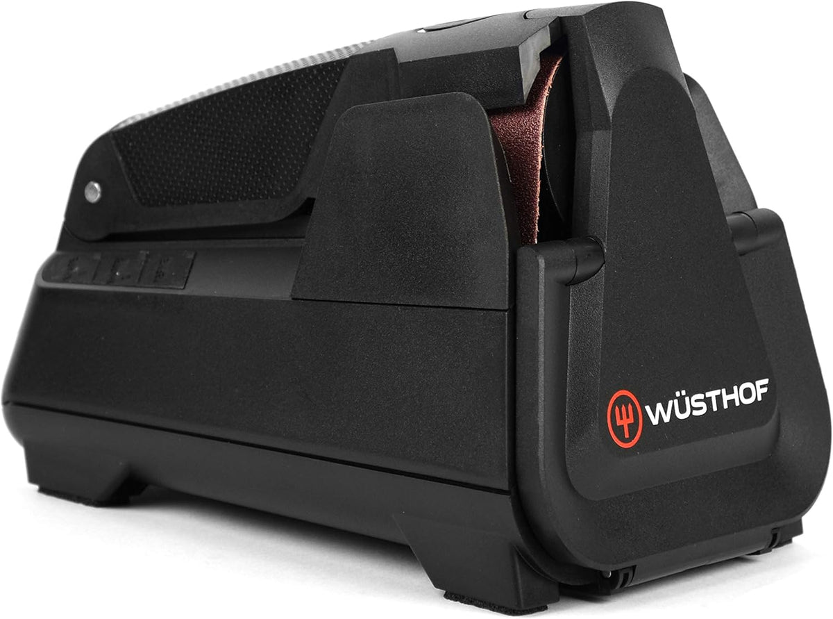 Wusthof Electric Knife Sharpener – Easy Edge Sharpener for Kitchen Knives – Black