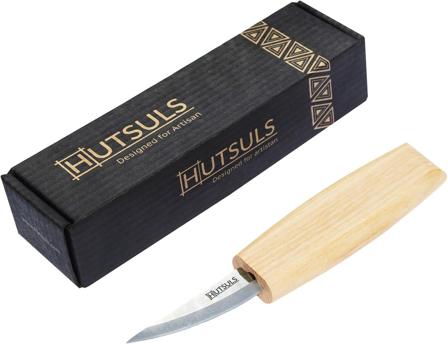 Wood Whittling Knife for Beginners - Razor Sharp Carving Knife in Beautifully Designed Gift Box, Sloyd Woodworking Tool for Men, Women, Adults and Kids (6.5 Inch)