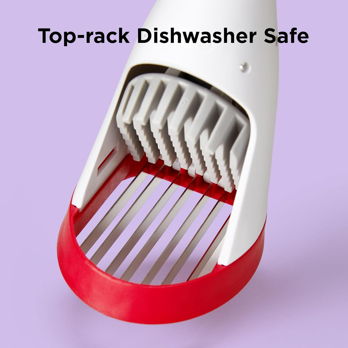 Hand-Held Slicer Strawberry Slicester, Updated Design, Cherry/Meringue (102-712-400)