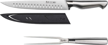 Cangshan Sanford Series 1027198 German Steel 2-Piece Carving Set with Sheath