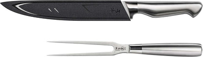 Cangshan Sanford Series 1027198 German Steel 2-Piece Carving Set with Sheath