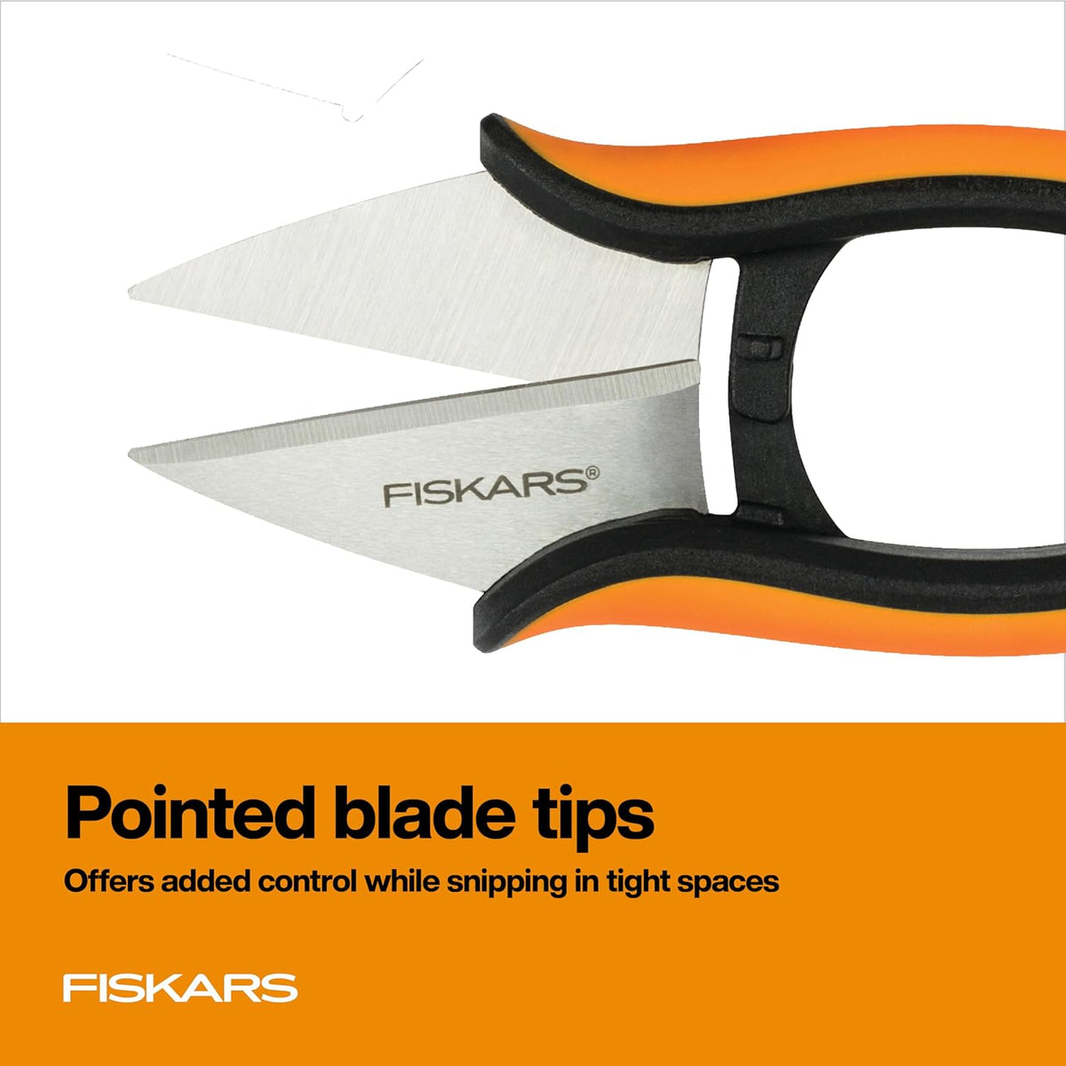 Herb Garden Scissors, 5" Garden Shears, Handheld Herb Snips with Sheath and SoftGrip Handle, Dishwasher Safe