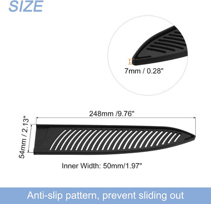 Knife Cover Sleeves Blade Edge Guards for 9.5" Chef Knife Protector Universal Blade Sheath for Kitchen, Black