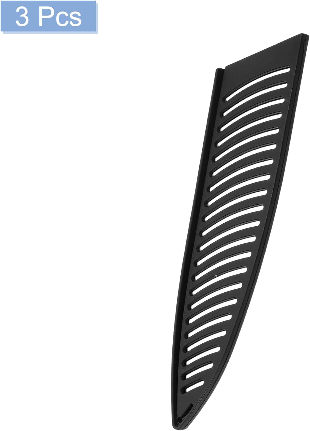 Knife Cover Sleeves Blade Edge Guards for 9.5" Chef Knife Protector Universal Blade Sheath for Kitchen, Black