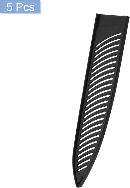 Knife Cover Sleeves Blade Edge Guards for 9.5" Chef Knife Protector Universal Blade Sheath for Kitchen, Black